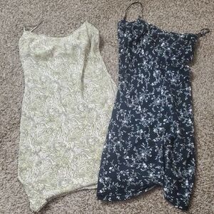 The Limited Silk Dresses in Green and Black size 8  Vintage/1999 or 2000